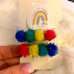 Hand crafted barrettes set of two 3in clip